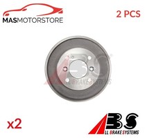 BRAKE DRUM PAIR SET REAR ABS