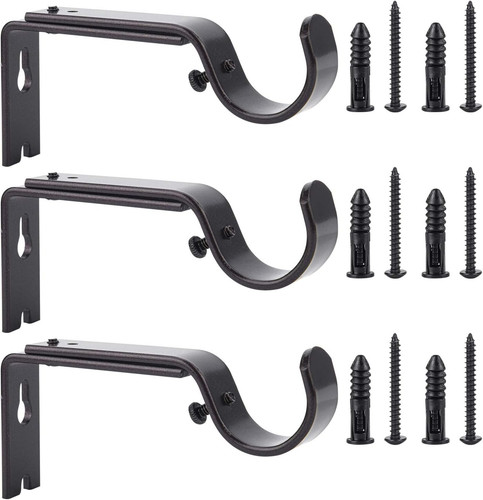 Bronze curtain rod - bronze,