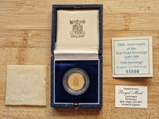 1989 Proof Half Sovereign