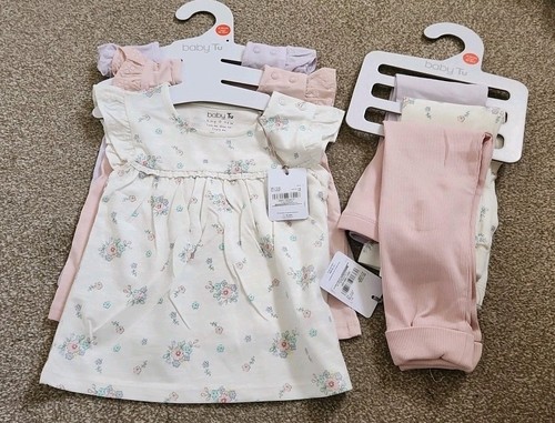 Baby girls piece set - 6, 12-18