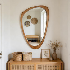 Asymmetrical Wall Mirror with