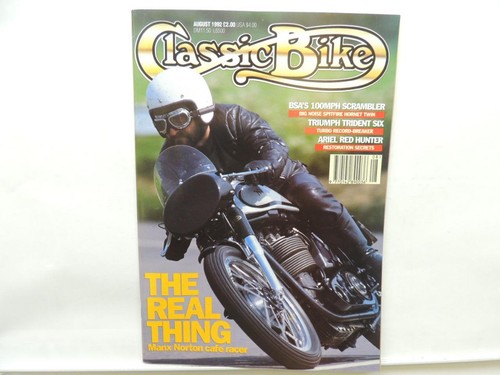 Aug 1992 classic bike magazine - aug,