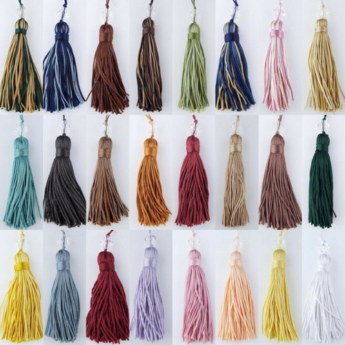 Tassel 10cm faceted - tassel,