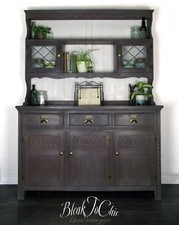 Jaycee vintage oak dresser. Painted . Upcycled.  Hutch. Delivery can be arranged