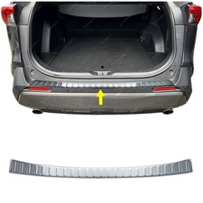 Chrome rear bumper protector - chrome,