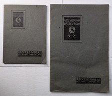 2x Greyhound Pastel Book 1950s No.2 and No.6 Nr MINT drawing art sketch