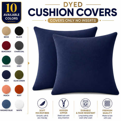 Luxury dyed cushion cover - cushion,