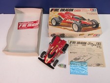 vintage working TAMIYA FIRE DRAGON JUNIOR RACING CAR MINI 4WD 1/32 1987