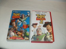 Toy Story 1 & 2 VHS Videos