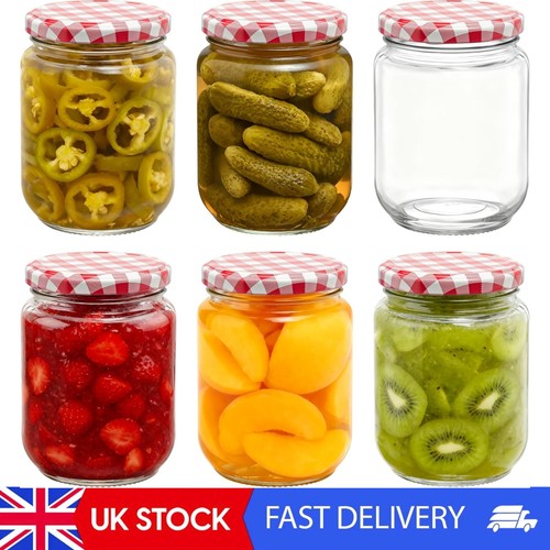 380ml glass jam - glass, lids
