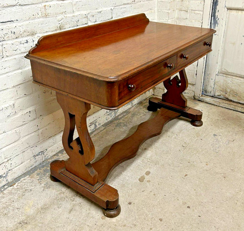 Antique victorian mahogany two - victorian,
