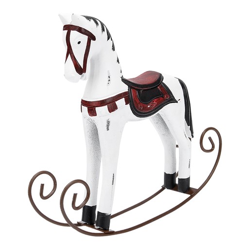Hand carved painted - (white),