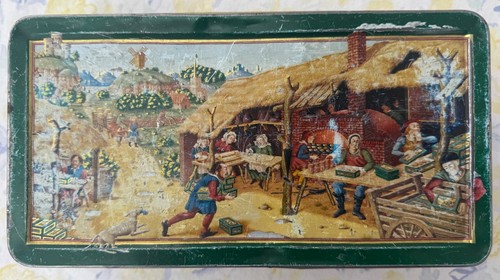 Lunch box tin vintage - box,