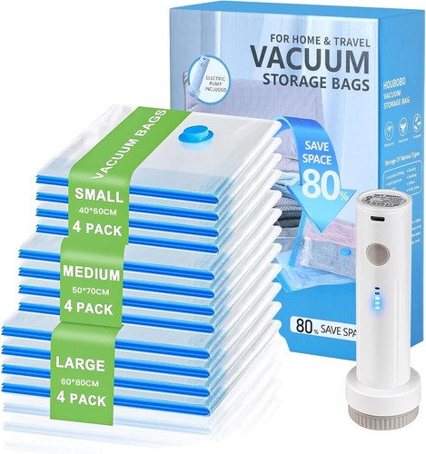Pack vacuum storage bags - 12,