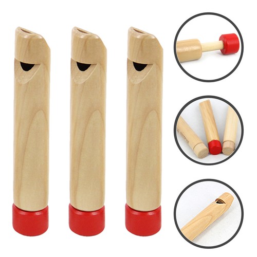 3pcs wooden whistle - 3pcs, kids