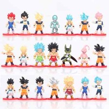 DragonBall Z 21PCS Mini Super Saiyan Goku Vetega Gotenks Action Figure Toy Gift