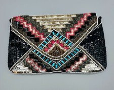 Beaded Sequin Evening Clutch