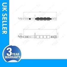 Front Brake Hose Pipe Left Side For FORD Fiesta Mk6 8V512078BA