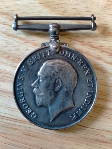 Silver ww1 medal - medal, king