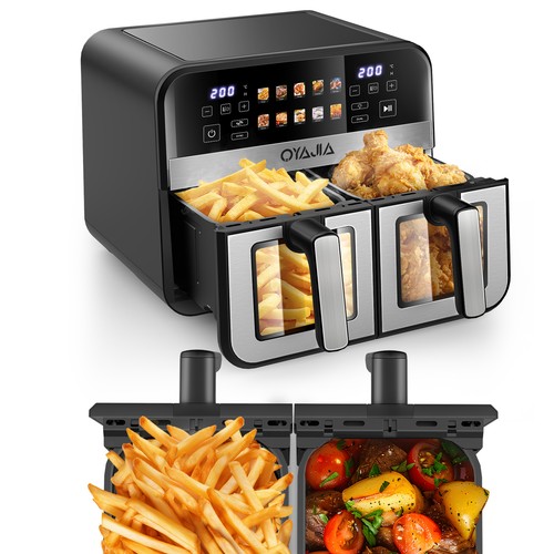 10in air fryer dual basket - 10in-1,