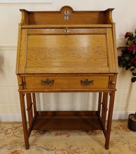 Art Nouveau Solid Oak Golden