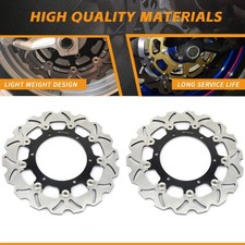 Pair Front Brake Discs Rotors
