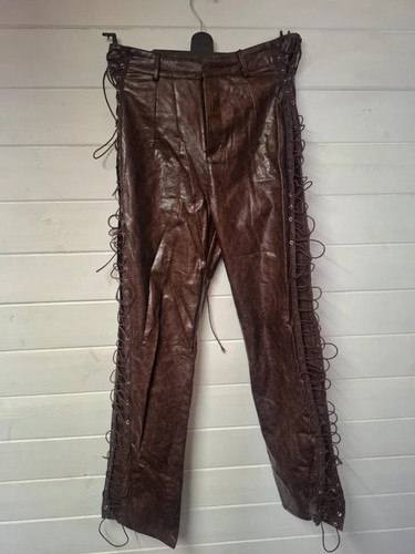 Prettylittlething brown faux - prettylittlething,