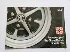 MG MIDGET MGB GT SALES BROCHURE 1973 1974