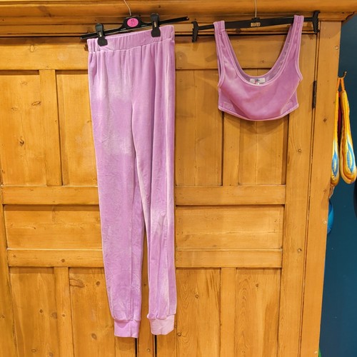 Ladies velour joggers size - ladies, xs