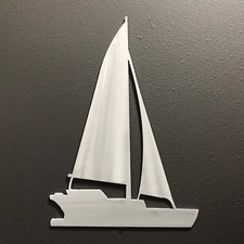 Sail Boat Metal Wall Art