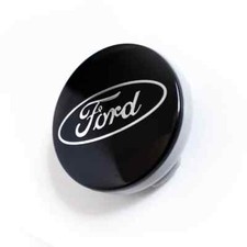 GENUINE FORD ESCORT 1 x 54mm Black Alloy Wheel Centre Cap
