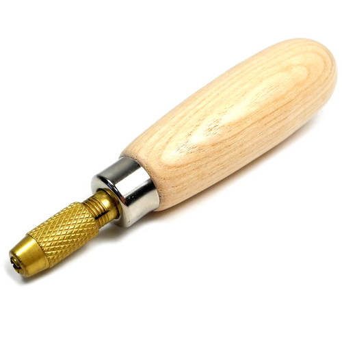 115mm wooden handle with screw - wooden,