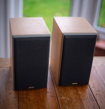 Denon - SC-M5K Hi-Fi Stereo Bookshelf Speakers Pair - Fully Working - X2