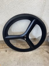 Fixie baton front wheel carbon 700c