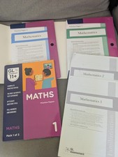 Set Of 3 Packs GL 11+ Maths Test Papers Plus Sample Test (Total 11 Tests)