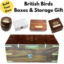 British Birds Wooden Boxes
