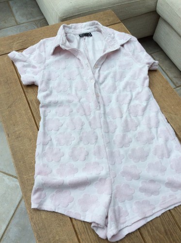 Asos design pale pink playsuit - pale,