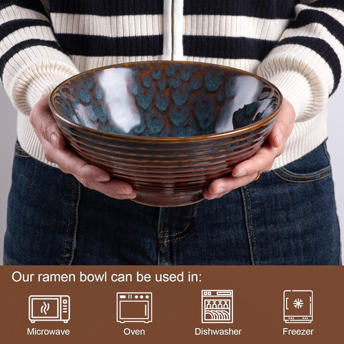 1200ml ceramic ramen bowl - 1200ml,