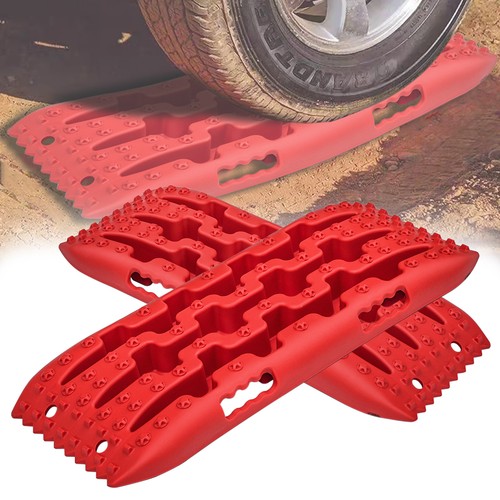 Pair car recovery tracks mud - car,
