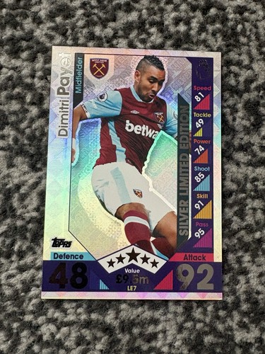 Match attax 2016 silver - match, 2016/17