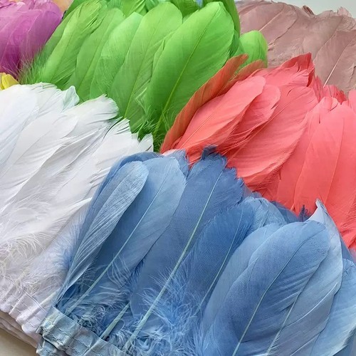 Goose feather trim for - for, coque
