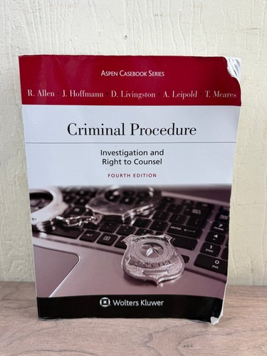 Criminal procedure allen - criminal,
