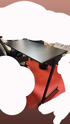 Black desk great for - desk,