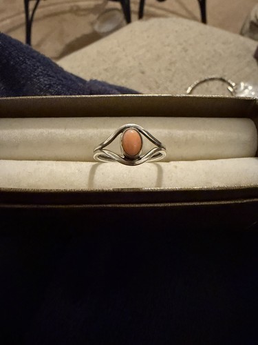 Vintage sterling silver oval - sterling,