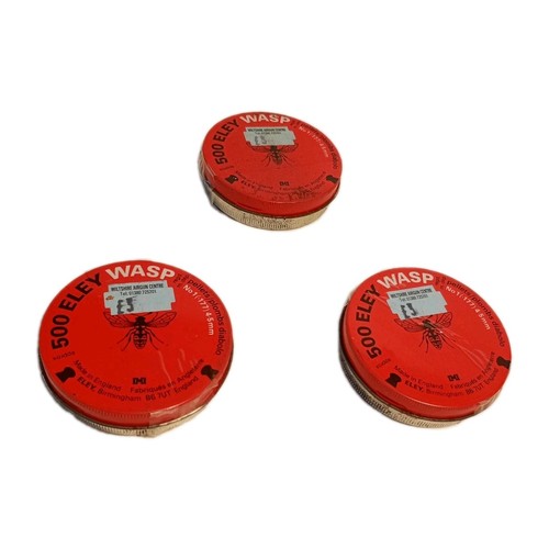 500 vintage tins eley - vintage,