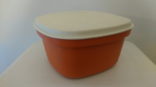 Vintage tupperware orange - tupperware,