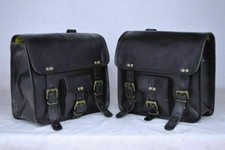 Leather Luggage Two Side Bags
