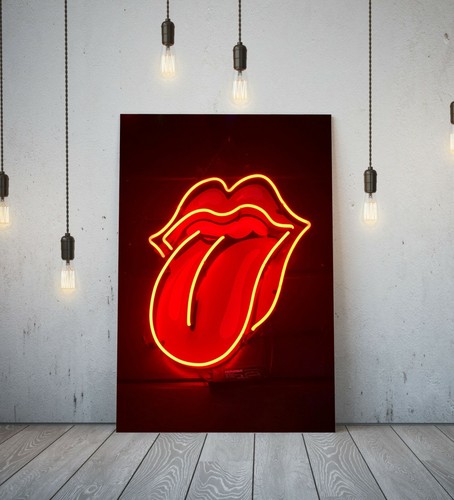Neon sign rolling stones - neon,