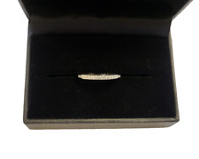 Tiffany & Co Diamond and Platinum Full Circle Eternity Wedding Ring Channel Set