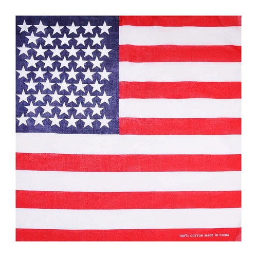 Usa flag bandana 100 cotton - usa, 100%